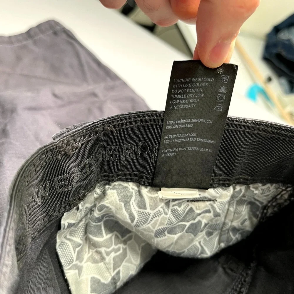 Weatherproof Vintage Cargo Shorts Mens 36 Gray Shadow Stretch Utility Outdoor‎